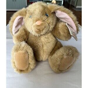 Vintage Applause Spring Tapestry "Lewis" Bunny Stuffed Plush 9" Tall